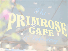 Tablet Screenshot of primrosecafe.co.uk